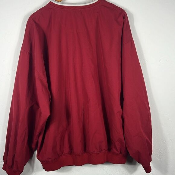 🔥🏈 Vintage OKLAHOMA SOONERS Nike Center Swoosh Pullover Polyester Jacket - 2XL - Picture 6 of 9